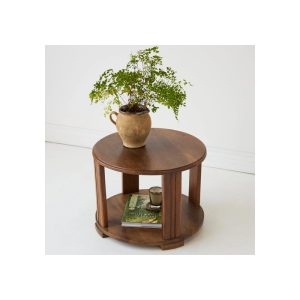Mid-Century Round Side Table