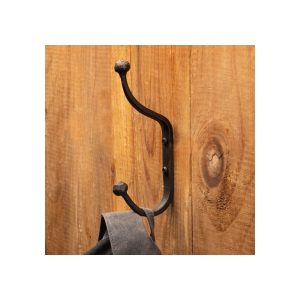 Forged Iron Double Coat Hook