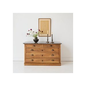 Marble Walnut Dresser