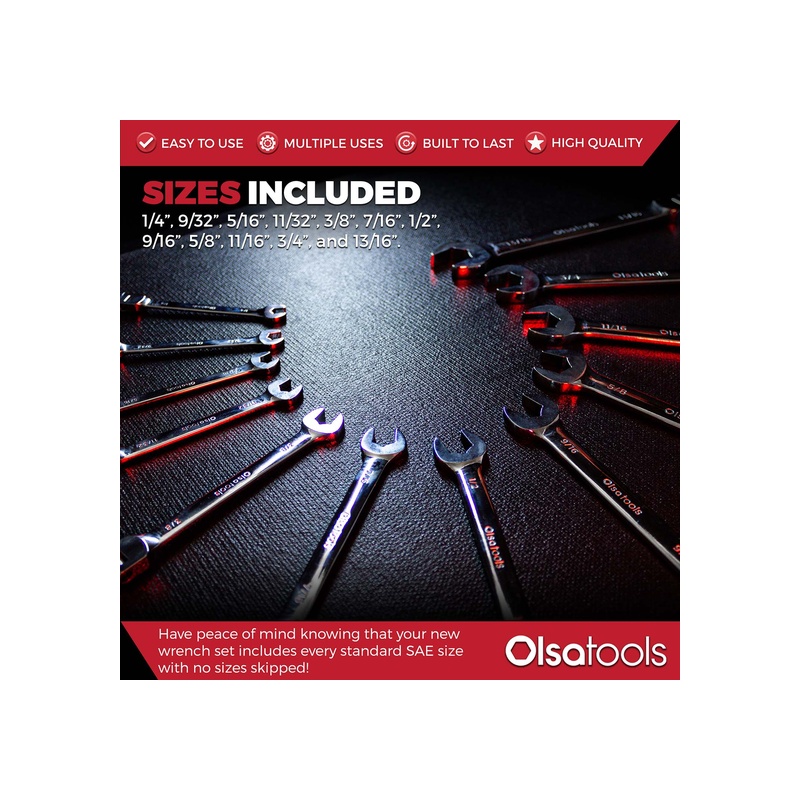 120 Tooth Ratcheting Wrench Set - 图片 18