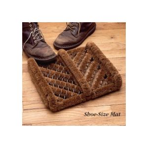 Shoe-Size Coir Mat