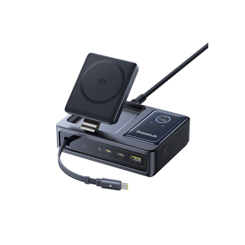 Baseus Nomos 5-in-1 Desktop Charger Qi2 140W - 图片 4