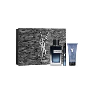 Yves Saint Laurent Y Gift Set for Men, EDP 100ml+ EDP 10ml +  Sg 50ml