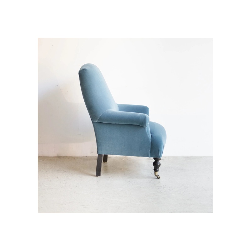 Bellecour Arm Chair | Emile Velvet Sea Blue - 图片 2
