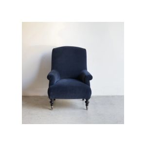 Bellecour Arm Chair | Emile Velvet Navy