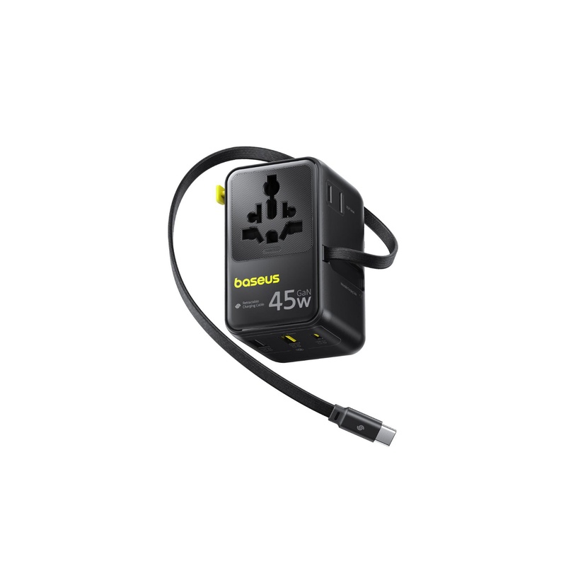 Baseus PicoGo AG11 Universal Travel Adapter 2AC+2U+2C 45W
