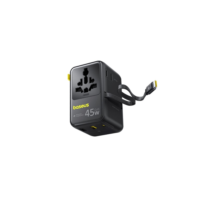 Baseus PicoGo AG11 Universal Travel Adapter 2AC+2U+2C 45W - 图片 2