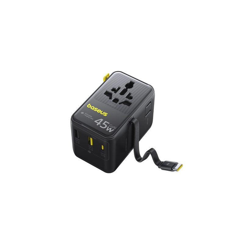 Baseus PicoGo AG11 Universal Travel Adapter 2AC+2U+2C 45W - 图片 3