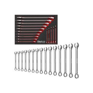 Premium 15-Piece Combination Wrench Set