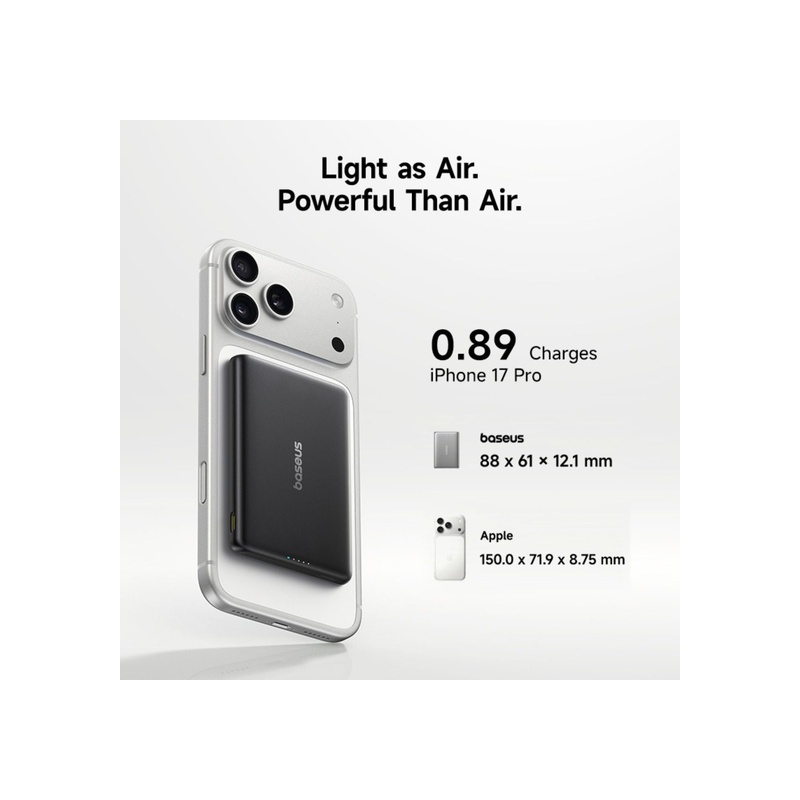Baseus PicoGo AM31 Mini Magnetic Power Bank 5000mAh 20W - 图片 14
