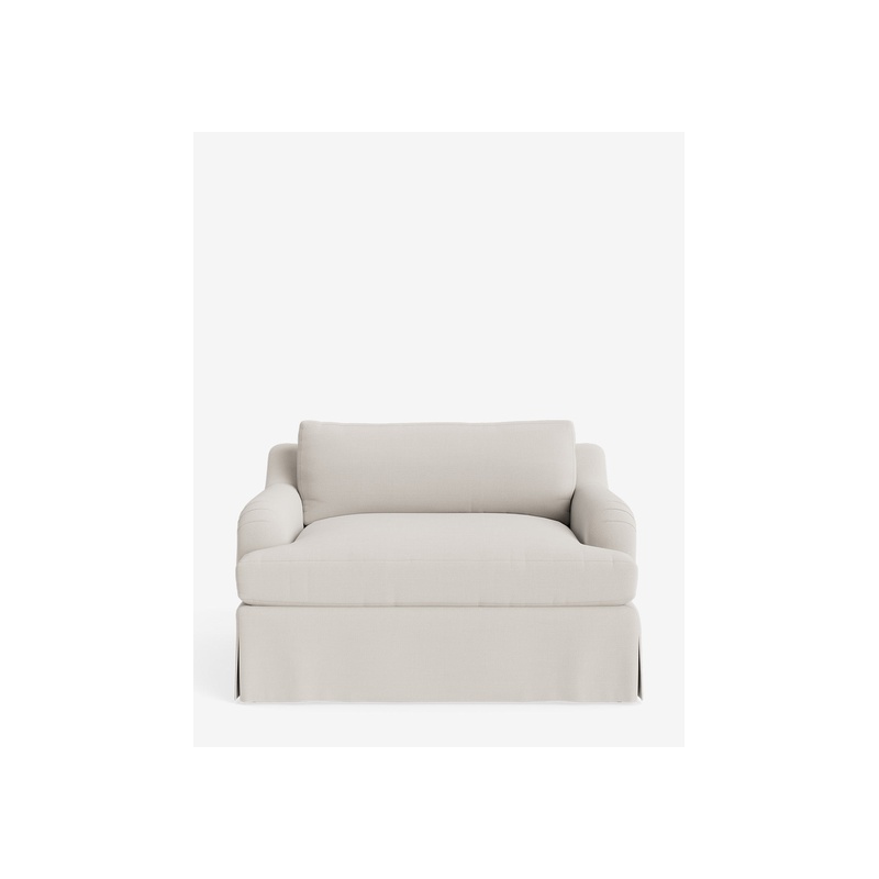 Lucille Skirted English Roll Arm Chair and a Half - 图片 2