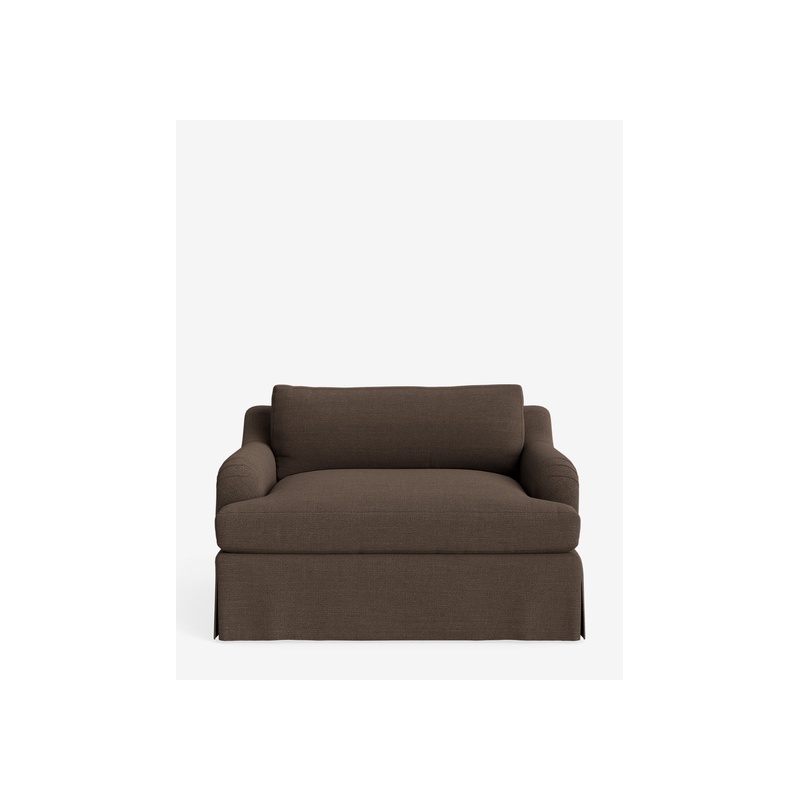 Lucille Skirted English Roll Arm Chair and a Half - 图片 4