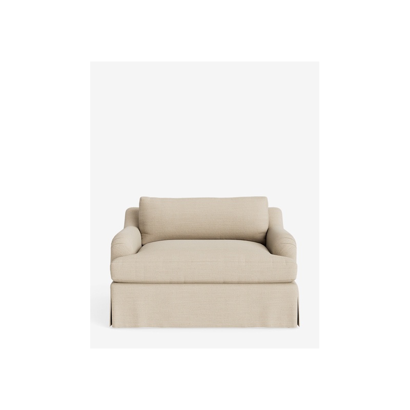 Lucille Skirted English Roll Arm Chair and a Half - 图片 6