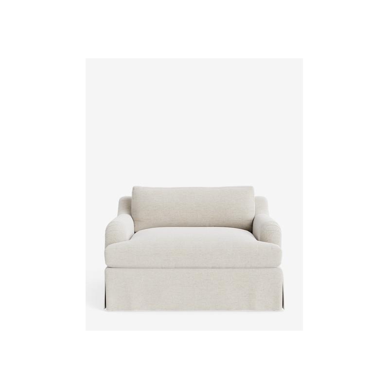 Lucille Skirted English Roll Arm Chair and a Half - 图片 7