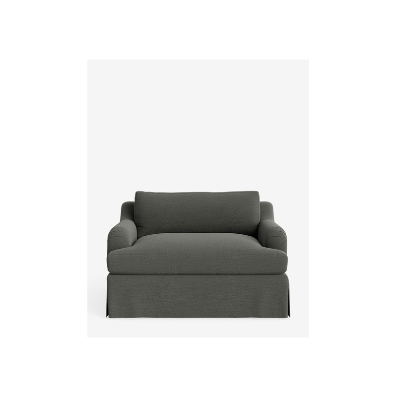 Lucille Skirted English Roll Arm Chair and a Half - 图片 10