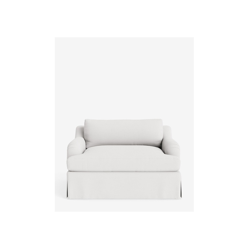 Lucille Skirted English Roll Arm Chair and a Half - 图片 12