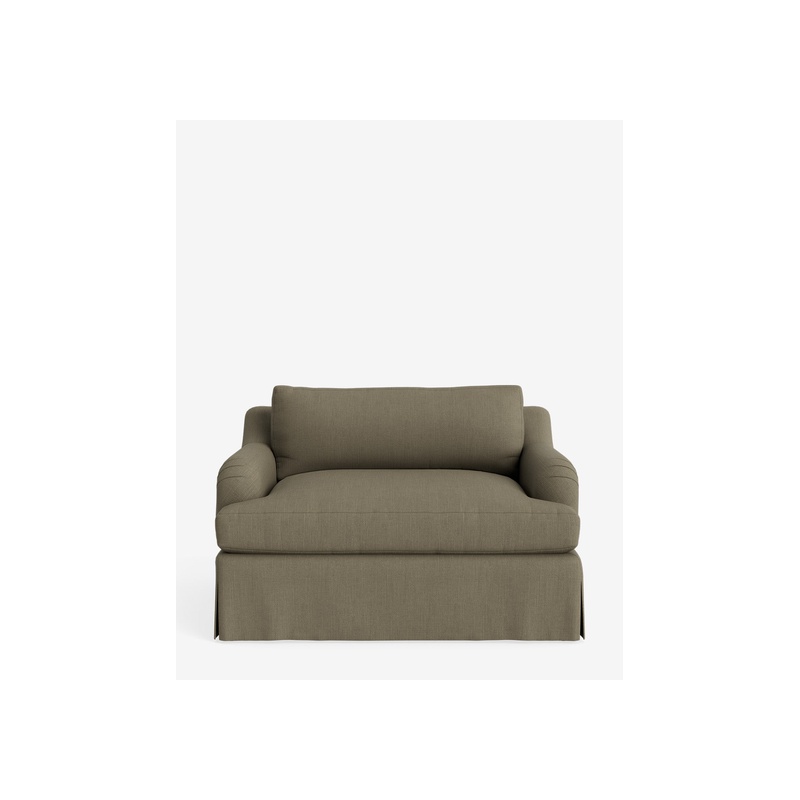 Lucille Skirted English Roll Arm Chair and a Half - 图片 17