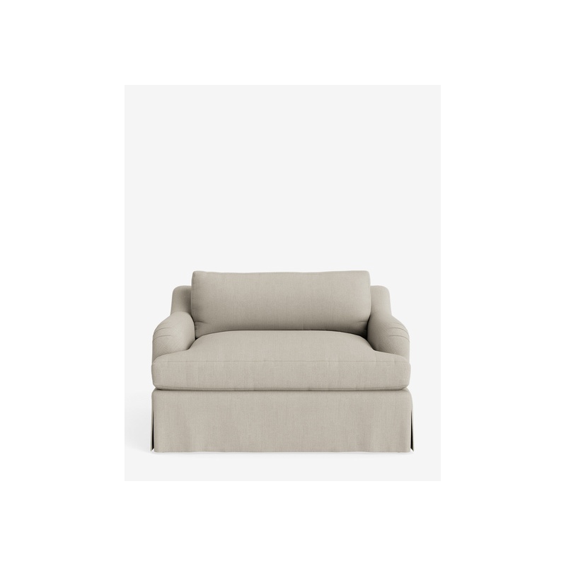 Lucille Skirted English Roll Arm Chair and a Half - 图片 19