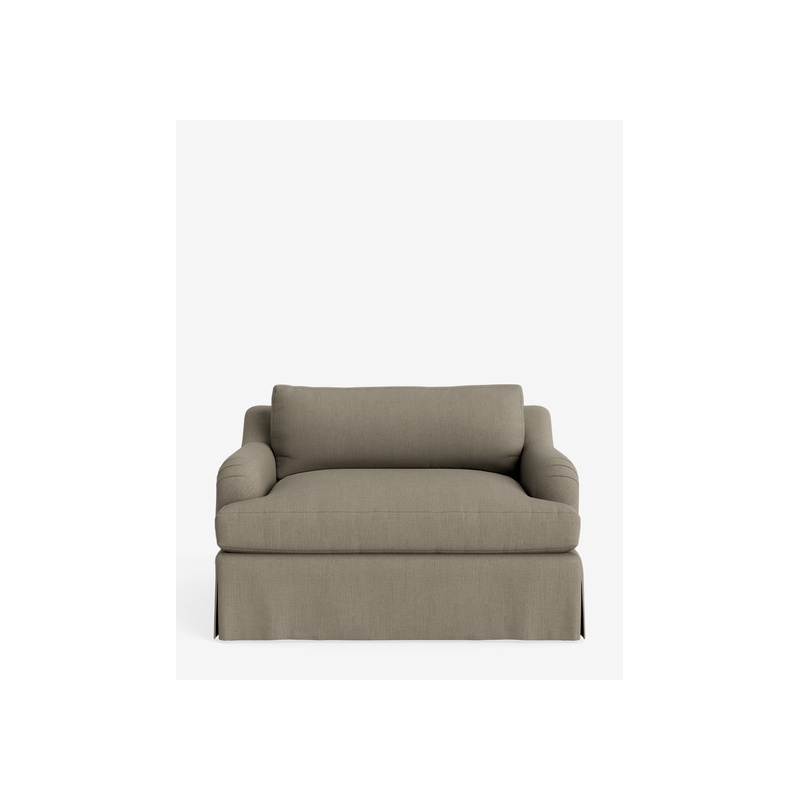 Lucille Skirted English Roll Arm Chair and a Half - 图片 20