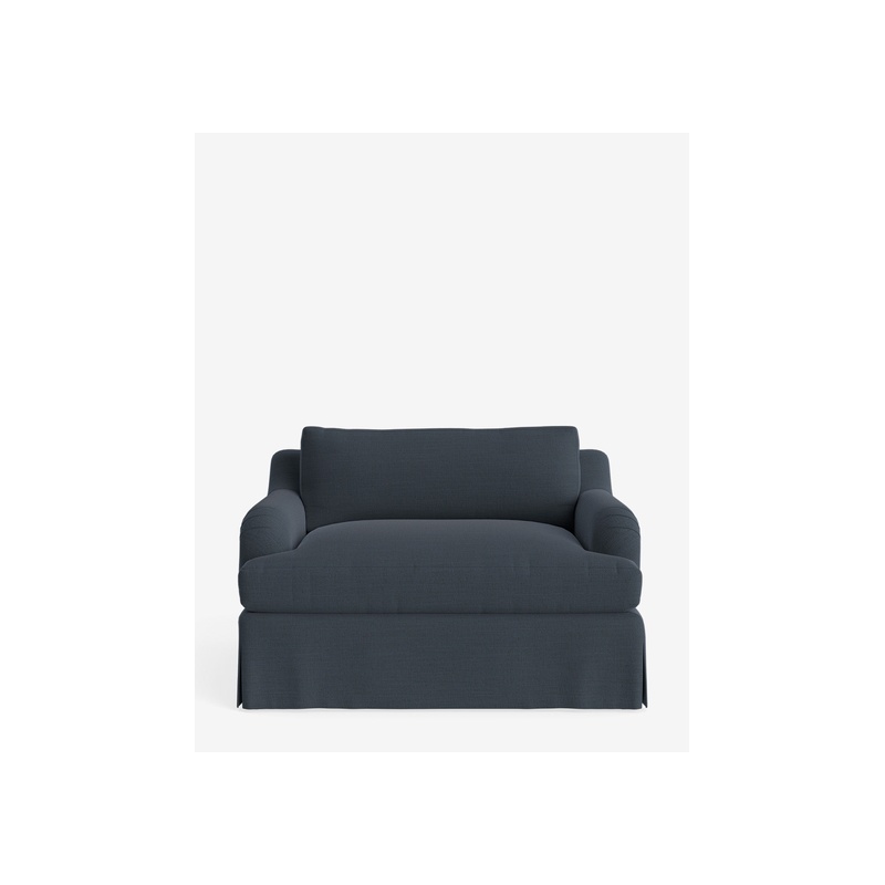 Lucille Skirted English Roll Arm Chair and a Half - 图片 22
