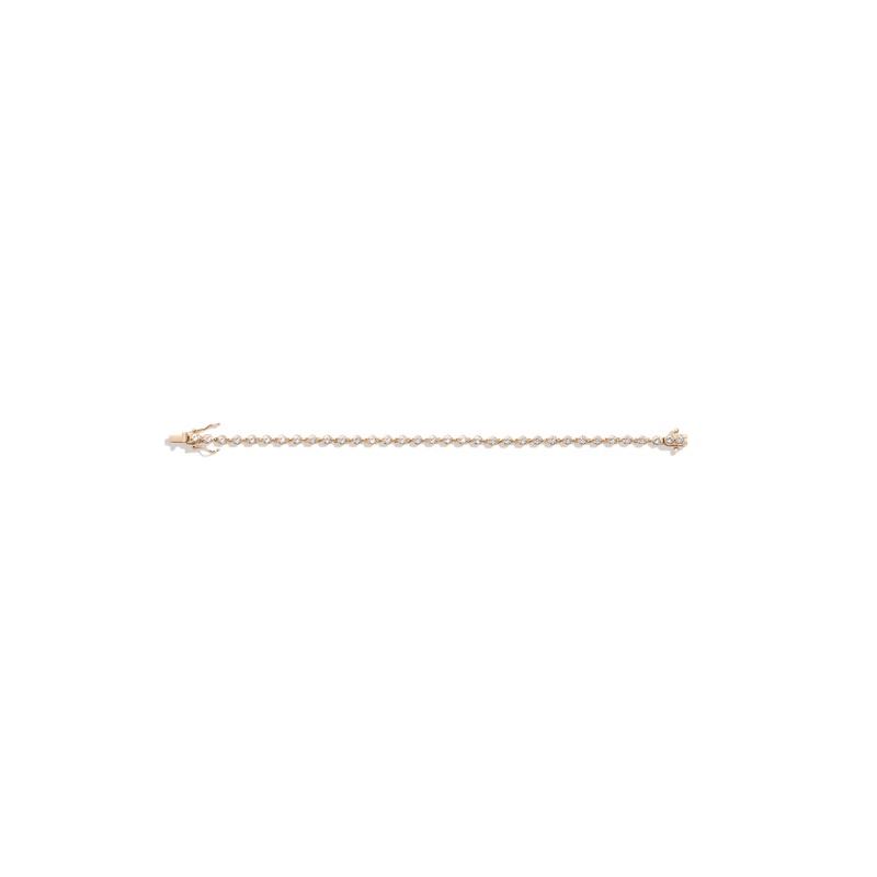 Lab Grown Diamond Georgian Tennis Bracelet - 图片 2