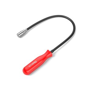 Flexible Magnetic Pick-Up Tool with LED Lights