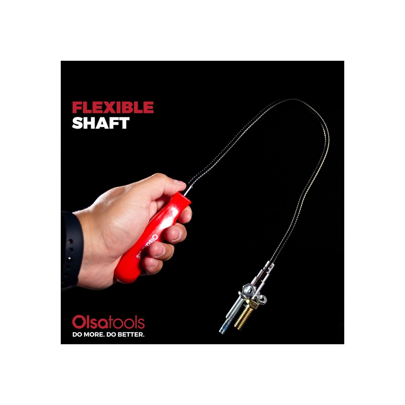 Flexible Magnetic Pick-Up Tool with LED Lights - 图片 2