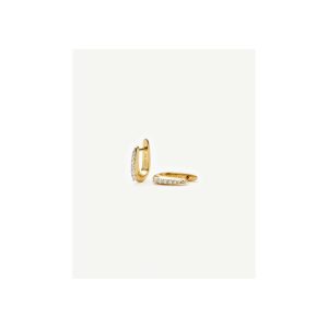 Claw Pave Huggies | 18ct Gold Plated/Cubic Zirconia