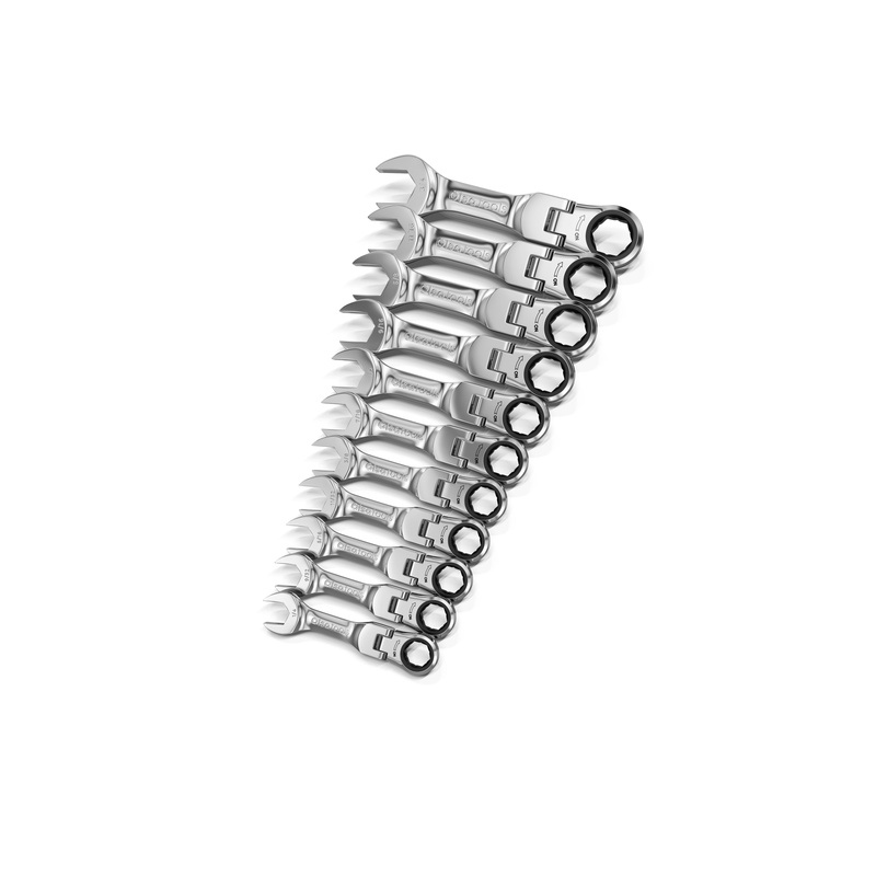 120 Tooth Stubby Ratcheting Wrench Set - 图片 4