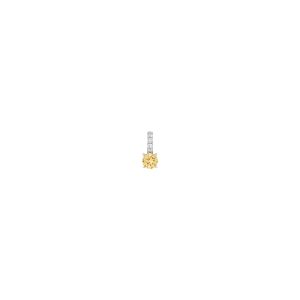 Round Cut Tennis Charm Pendant