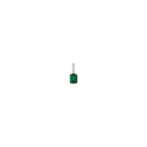 Emerald Cut Tennis Charm Pendant