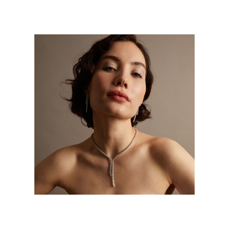 Aurate x Marilyn Monroe: Birth of a Star Tennis Earrings - 图片 8
