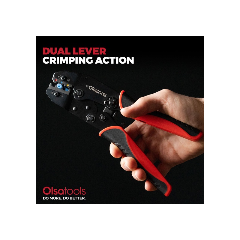 Carbon Steel Ratcheting Wire Crimper - 图片 2