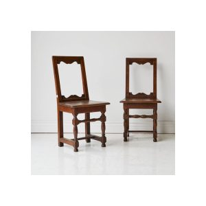 Antique Oak Nun's Chair