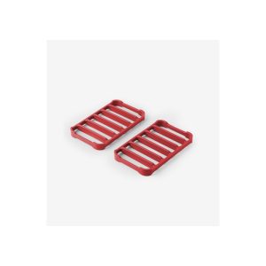 Silicone Roasting Racks - 2 Pack - Red