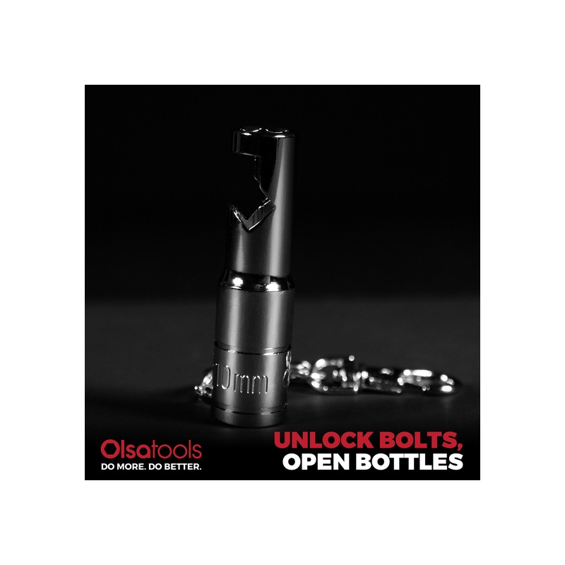 10 mm Socket Bottle Opener Keychain - 图片 2