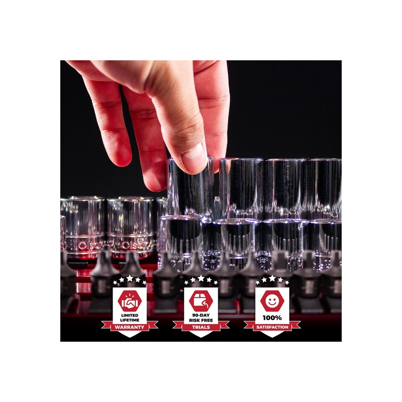90-Slot Portable Aluminum Socket Tray - 图片 7