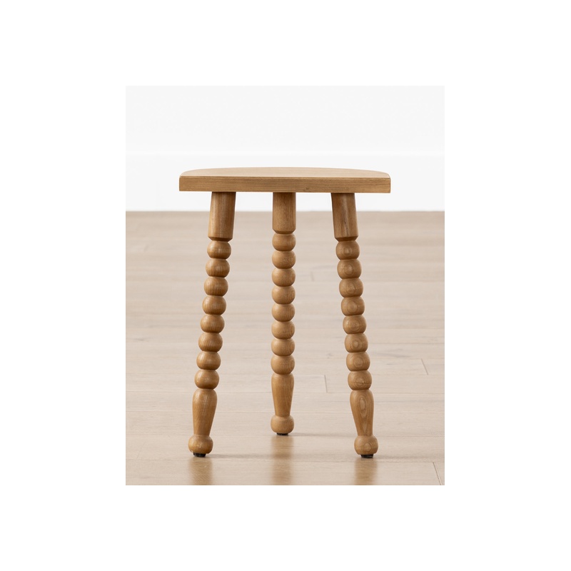 Alice Honey Wood Stool - 图片 2