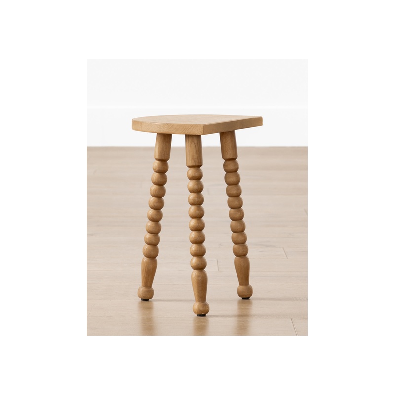 Alice Honey Wood Stool - 图片 5