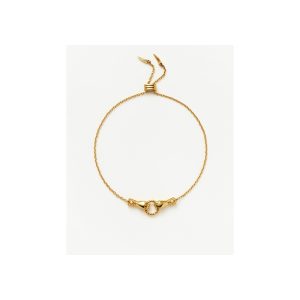 Harris Reed In Good Hands Slider Bracelet | 18ct Gold Plated/Cubic Zirconia