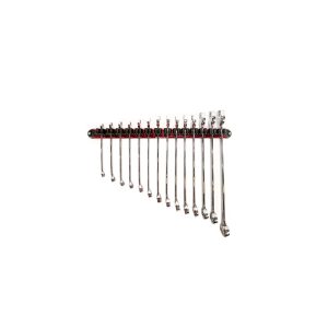 Wall Mount Wrench Organizer With Rotating Clips