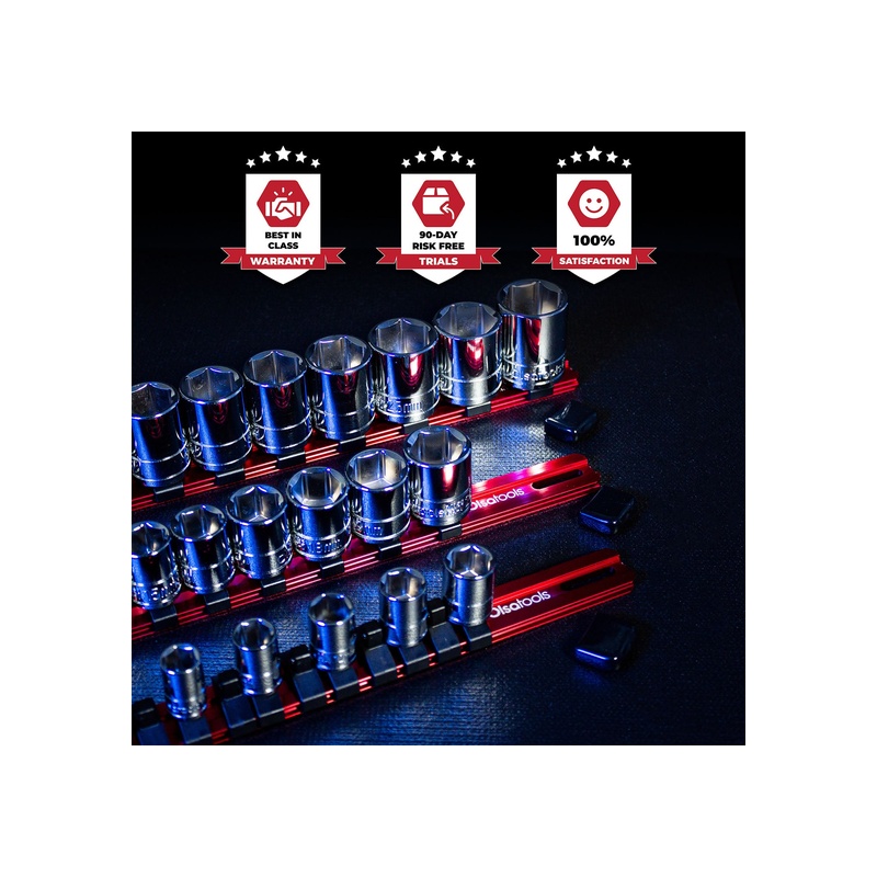 Empty Aluminum Socket Rail - Make Your Own Socket Organizer - 图片 6