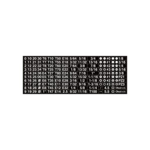 3-Row Magnetic Socket Holder Sticker Sheet
