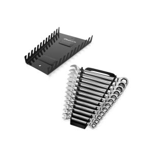 Ratcheting Wrench Set with Magnetic Wrench Organizer