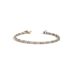 Mini Lab Grown Diamond X Tennis Bracelet