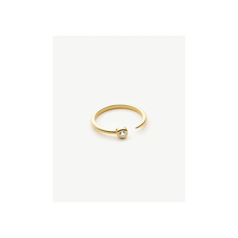 Interstellar Ring | 18ct Gold Vermeil/Cubic Zirconia - 图片 5