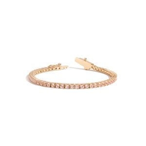 Lab Grown Morganite Tennis Bracelet