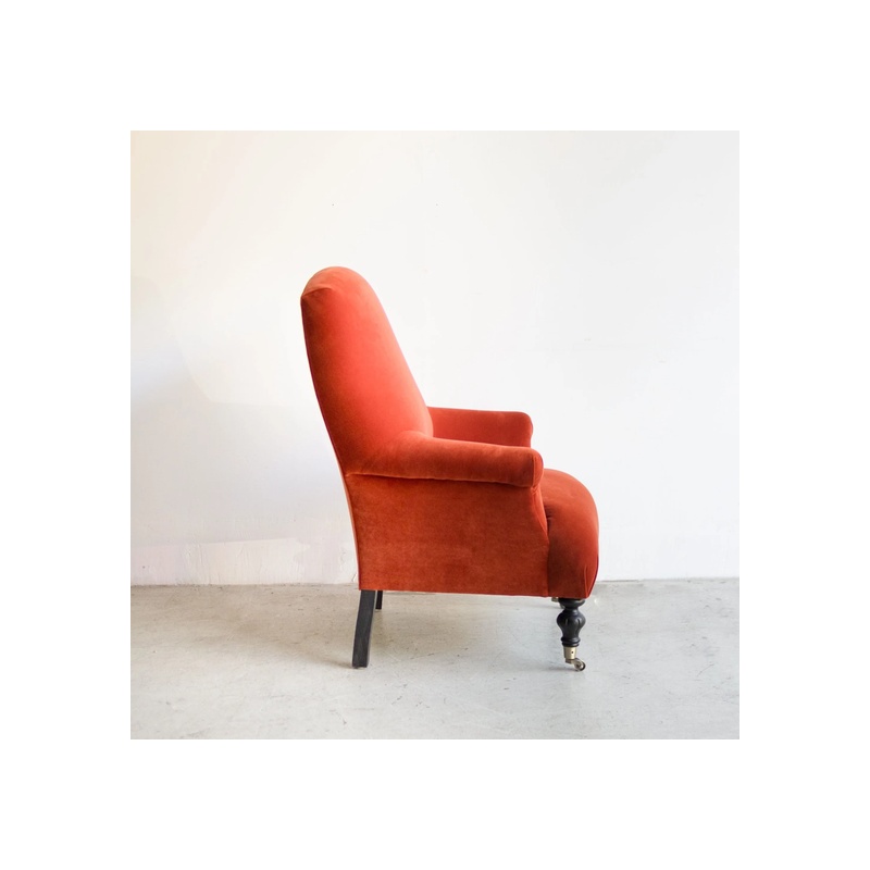 Bellecour Arm Chair | Emile Velvet Burnt Orange - 图片 2