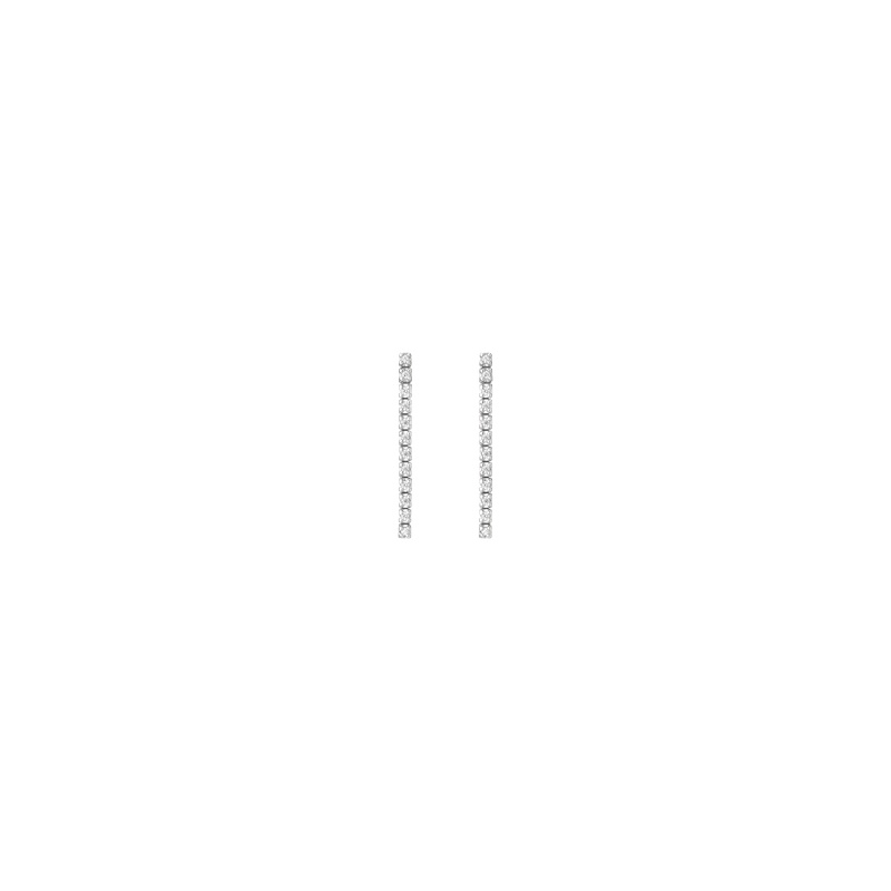 Petite Lab Grown Diamond Tennis Earrings - 图片 11