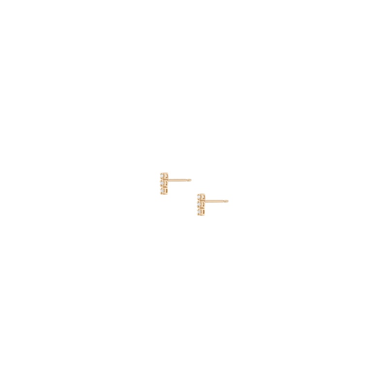 Petite Lab Grown Diamond Tennis Earrings - 图片 15
